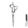NA 6.0 Inch Hair Cutting Scissor Thinning Shears Professional Hairdressing Scissors Kit Barber Accessories Dragon Shaped Salon Hair Clipper Japanese Steel (Size : Cutting Scissor) view 1