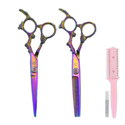 6.0 Inch Pink Hair Styling Scissor Professional Hairdressing Scissors Kit Hair Cutting Thinning Shears Barber Accessories For Hairdresser Hair Clipper Salon Hair Clips Japanese Steel (Size : Scissors
