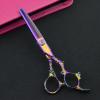 6.0 Inch Pink Hair Styling Scissor Professional Hairdressing Scissors Kit Hair Cutting Thinning Shears Barber Accessories For Hairdresser Hair Clipper Salon Hair Clips Japanese Steel (Size : Scissors view 3