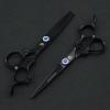 6.0 Inch Black Hair Styling Scissor Professional Hairdressing Scissors Kit Hair Cutting Thinning Shears Barber Accessories Dragon Shaped Salon Hair Clipper Japanese Steel (Size : Scissors Kit) view 4