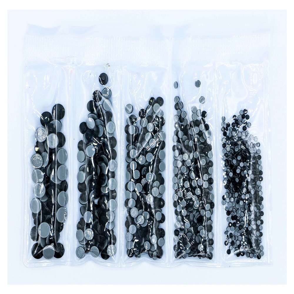 1000pcs Mix Size Hotfix Rhinestone Crystal SS6-SS30 Glass Strass Hotfix Iron On Rhinestones Decoretion for Garment (Color : 0005)