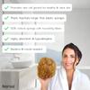 Naroa Exfoliating Natural Sponge for Shower | Bath Sea Loofah for Healthy Skin | Unbleached Bathing Body Scrubber Puff | Plastic Free (Medium) view 3