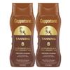 Coppertone Sunscreen Tanning Lotion SPF 8, Lightweight and Non Greasy Sunscreen, Water Resistant, Oxybenzone Free, Sun Tan Lotion Moisturizes Skin for a Radiant Tan, 8 Fl Oz Bottle, Pack of 2 view 1