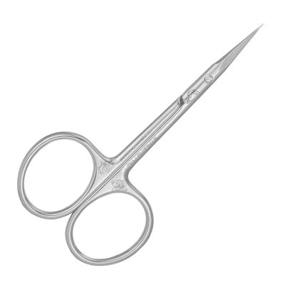 Staleks Exclusive 21 Type 2 Hook-shaped blade Cuticle Scissors (Magnolia) Short Handles for Smaller Hands