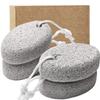 4-Pack Natural Pumice Stone for Feet, Borogo Lava Pedicure Tools Hard Skin Callus Remover for Feet and Hands - Natural Foot File Exfoliation to Remove Dead Skin, Heels, Elbows, Hands view 2