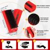 Boao 5 Pcs Hand Scrub Brushes for Nail Cleaning Fingernail Brush Soft Non Disposable Scrub Brush Plastic Hands Nail Cleaning Brushes for Men Women Kids (Red and Black) view 2