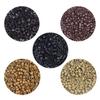 1000 Pcs Silicone Lined Micro Rings Beads 5mm Hair Extentions Beads for I Tip Hair Extensions (Black+Dark Brown+Brown+Dark Blonde+Blonde) view 1