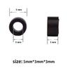 1000 Pcs Silicone Lined Micro Rings Beads 5mm Hair Extentions Beads for I Tip Hair Extensions (Black+Dark Brown+Brown+Dark Blonde+Blonde) view 2