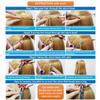 Hair Tinsel Kit with Tools and Instruction Easy to Use 5 Colors 1000 Strands 47 Inches Glitter Tinsel Hair Extensions for Women and Girls, Sparkling Shinny Fairy Hair Accessories for Christmas New Year Halloween Cosplay Party view 4