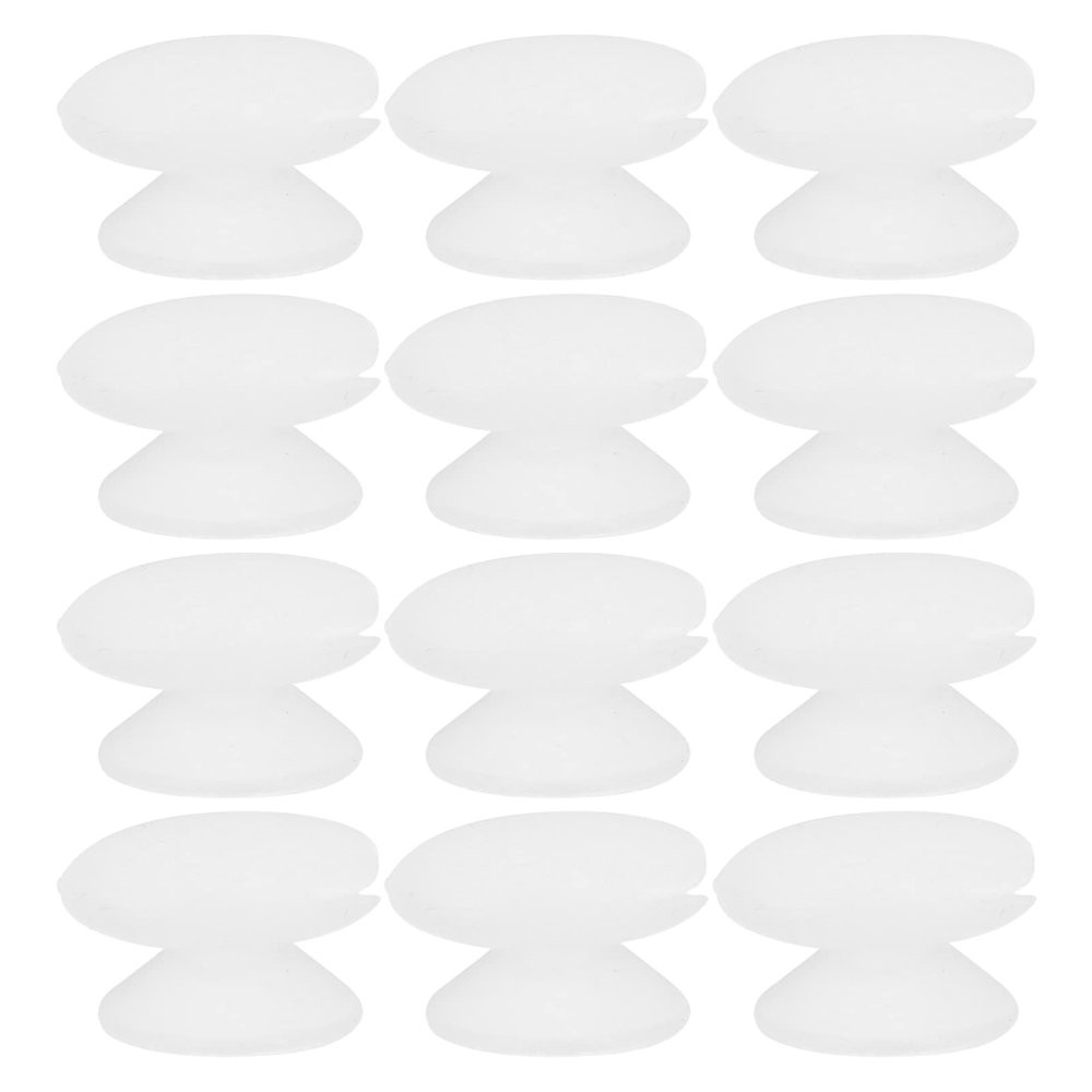 Beaupretty 12 Pieces Silicone Lip Brush Anti- lost Covers Lipstick Applicator Covers Makeup Tools for Lip Care Makeup Use