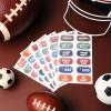 15 Sheets Football Temporary Stickers Kids Football Face Stickers Football Under Eye Sticker Face Paint for Football Game Party Decoration Favor Supplies view 4