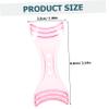 Beaupretty Plastic Eyeliner Guide Template Stencil Womens Ladies Eyeliner Shaper Makeup Tool for Makeup Beginners (Pink) view 2