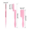 G2PLUS 2PCS Folding Eyelash Comb, Eyelash Separator Tool, Pink Eyebrow Comb Metal Teeth, Eyelash Brush Tool for Lash & Brow view 2