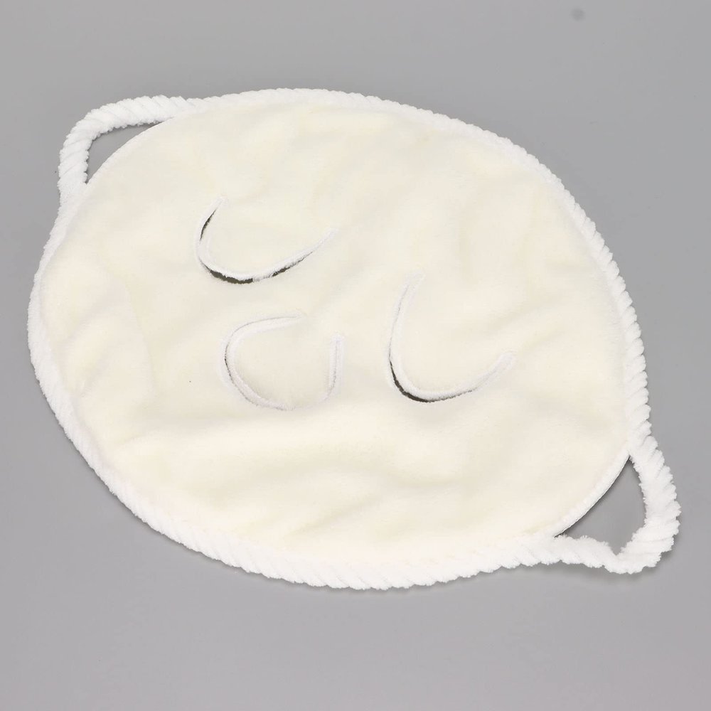 Cold Hot Compress Towel,Reusable Spa Towels 3 Holes Ear Hanging Breathable Face Skin Care Towel for Relaxation