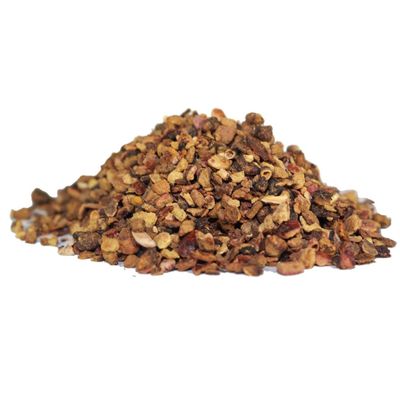 Veena Natural Sun Dried Pomegranate Peel Powder- Anar Chilka - Punica Granatum for face and Hair Treatment - 200 Gm