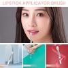 Beaupretty 12pcs Silicone Lipstick Brush Set Lip Mask Applicator for Precise Lip Application Easy to Carry Stylish Design Transparent Handle for Makeup Go view 3