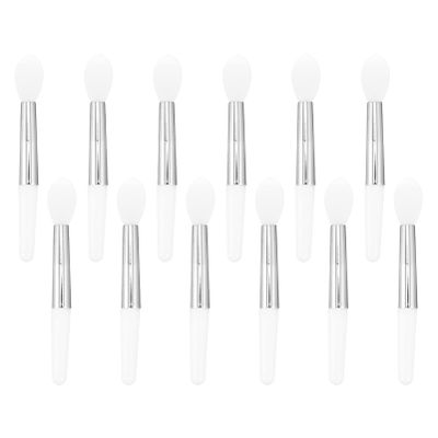 Beaupretty 12pcs Silicone Lip Brushes Set Lipstick Applicators and Handles for Lip Masks and Makeup Application Fashionable and Stylish for Women