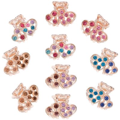 10pcs Metal Hairpin Small Hair Grip Small Hair Claw Clip Mini Catch Barrette Styling Hair Clamp Half Bun Hairpin Hair Jaw Clamp Hair Trinket Hair Catch Barrette Mini Hair Clasp