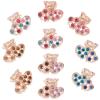 10pcs Metal Hairpin Small Hair Grip Small Hair Claw Clip Mini Catch Barrette Styling Hair Clamp Half Bun Hairpin Hair Jaw Clamp Hair Trinket Hair Catch Barrette Mini Hair Clasp view 1