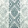 Exotic India Pure Cotton Block Print Bedsheet from Jaipur - Pure Cotton - Color Sedona Sage view 3
