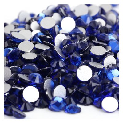 3D Nail Art Rhinestones Glass/Crystal Non HotFix Nail Art Decorations (Color : Ss16 1440pcs)
