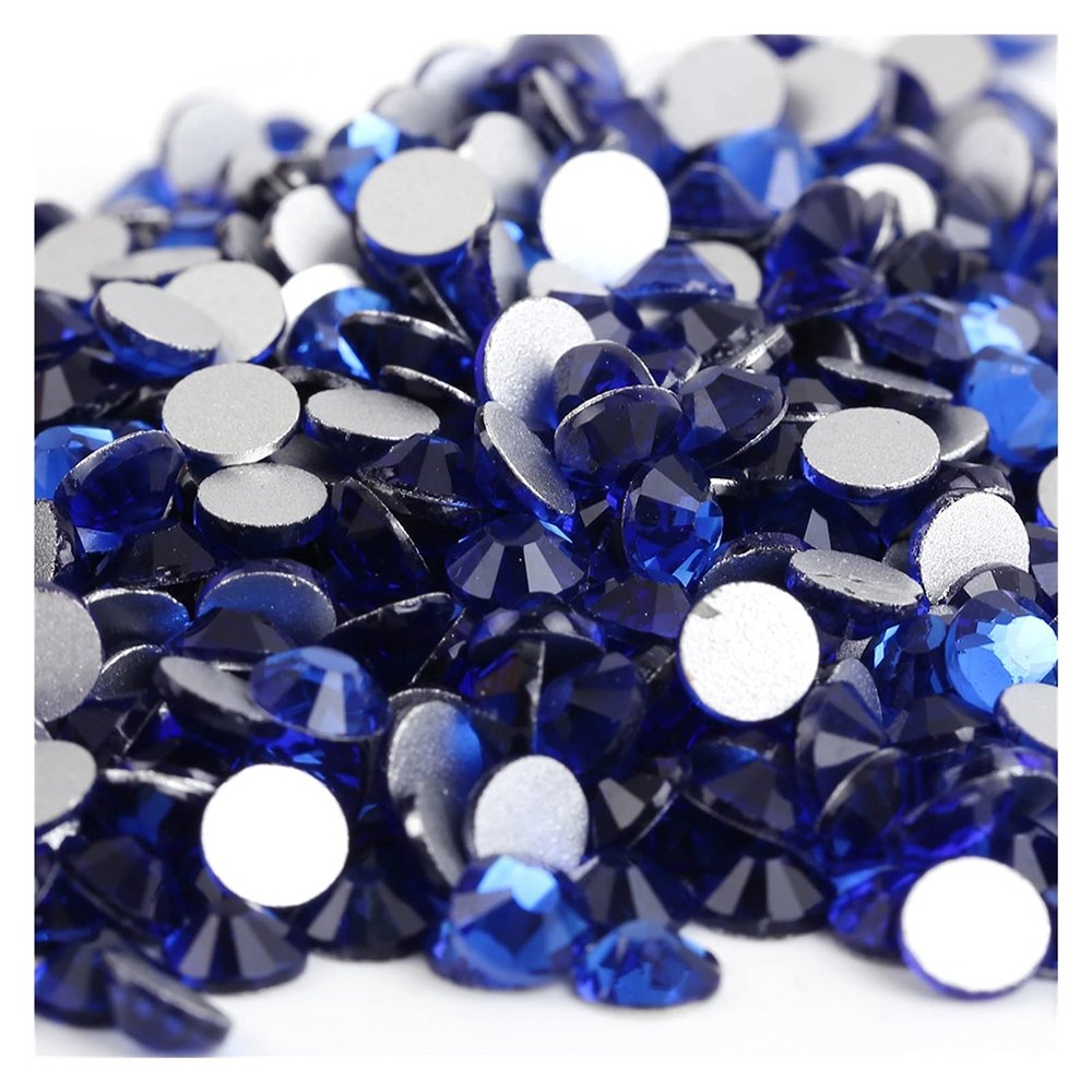 3D Nail Art Rhinestones Glass/Crystal Non HotFix Nail Art Decorations (Color : Ss16 1440pcs)