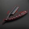 Vintage Old Style Straight Edge Stainless Steel Barber Razor Wooden Handle Folding Shaving Knife Hair Removal Tools view 2