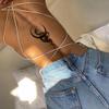 JINYOUS 22 Sheets Realistic Temporary Tattoo, 10 sheets Sexy Snake Fake Tattoos Stickers, Floral Peony Rose Tribal Viper Snake Temporary Tatoos For Women Men Adults Body Art Forearm Arm Leg view 3