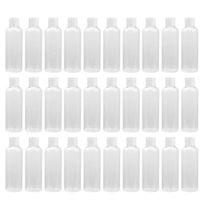 Beaupretty 30pcs Refillable Subpackaging Bottles Travel Shampoo and Cosmetic Containers Flip Cap Lightweight Lotions Makeup
