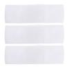 KALLORY 3pcs Self-adhesive Spa Makeup Headband Soft Yoga and Shower Hairbands for Face Washing Travel and Sports White view 1