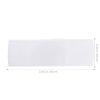 KALLORY 3pcs Self-adhesive Spa Makeup Headband Soft Yoga and Shower Hairbands for Face Washing Travel and Sports White view 2