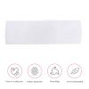KALLORY 3pcs Self-adhesive Spa Makeup Headband Soft Yoga and Shower Hairbands for Face Washing Travel and Sports White view 3