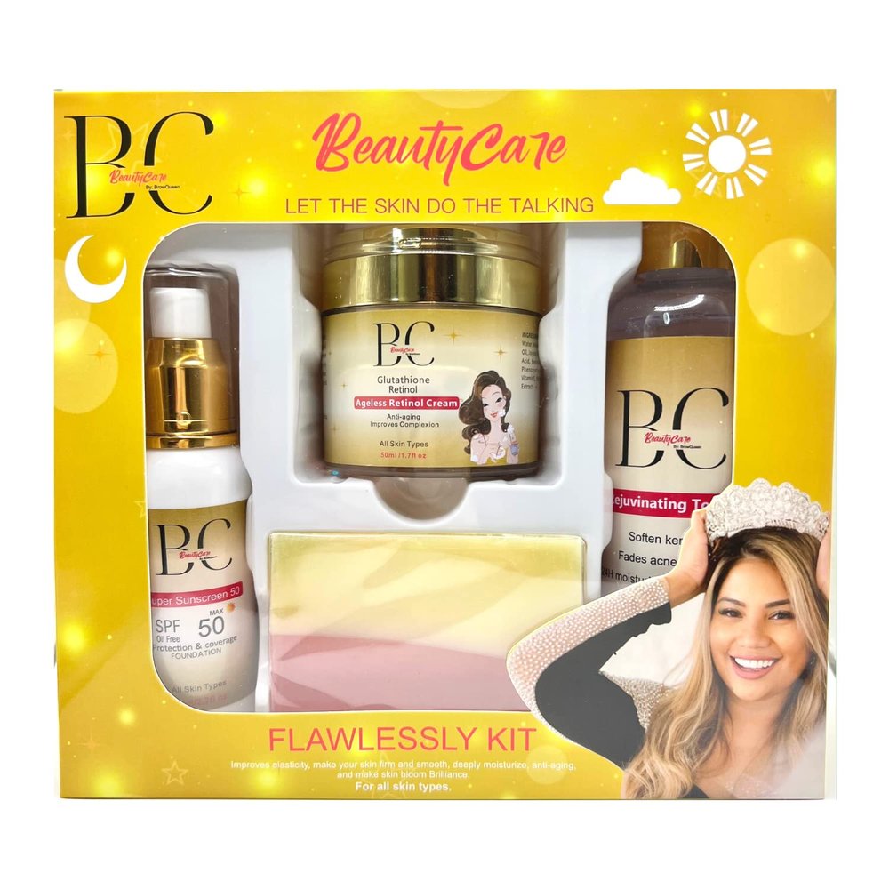 BROWQUEEN MICROBLADING Flawlessly Rejuvenating Kit By BrowQueen, 4 Piece Set