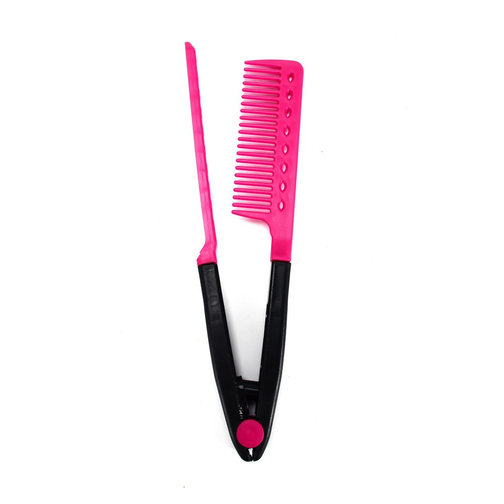 Pink Flat Iron Comb