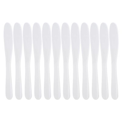12pcs Mask Spatulas Makeup Spatula Applicator Beauty Scoop Facial Cream Mask Spoon for Mixing and Sampling 8.7in