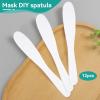 12pcs Mask Spatulas Makeup Spatula Applicator Beauty Scoop Facial Cream Mask Spoon for Mixing and Sampling 8.7in view 3