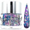 Fairy Glamor Blue Glitter Dip and Acrylic Nail Powder, Shining Knight 1oz view 1