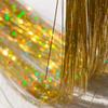 Shining Gold Hair Tinsel, 47 Inch 800 Strands Sparkle Hair Heat-Resistant Tinsel Hair Extensions, Easy for DIY, Sparkling Shiny Hair Tinsel Strands for Children Girls Women(Shining Gold) view 1