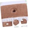 Beaupretty Beauty Salon Reusable Massage Towel Face for Massage Tables and Breathable and Spas Brown view 2