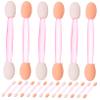 100pcs Eye Shadow Stick Sponge Eyeshadow Eye Shadow Brush Woman Makeup Tools Eye Makeup Dual-ended Eye Stick Dual-side Eyeshadow Girl Makeup Tools Eyeshadow Sticks view 1