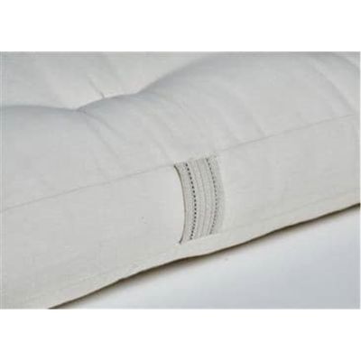 100% Organic Cotton Massage Mat with 1" Natural Latex core in Organic Twill Fabric Case