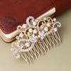 Beaupretty Bride Hair Comb Rhinestones and Pearls Elegant Wedding Headpiece for Women Delicate Hair Ornament for Special Occasions and Parties view 3
