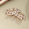 Beaupretty Bride Hair Comb Rhinestones and Pearls Elegant Wedding Headpiece for Women Delicate Hair Ornament for Special Occasions and Parties view 4