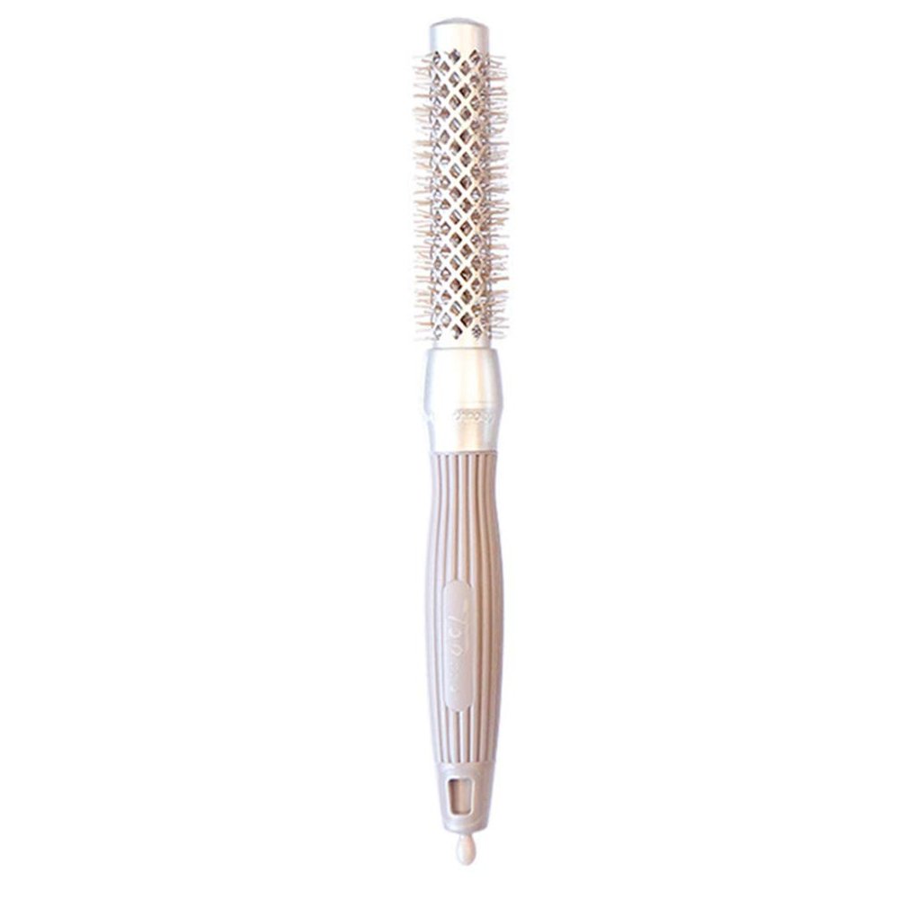 Beaupretty 1pc Professional Aluminum Tube Curling Comb for Salon and Home Use Ergonomic Hair Detangling Comb for Women Lightweight