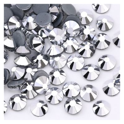 Multicolor-Color SS6-SS30 Crystal Glass Glitter Rhinestone Flatback Hot Fix Rhinestones for Nail Art Sewing (Color : Style M, Size : SS12-1440Pcs)