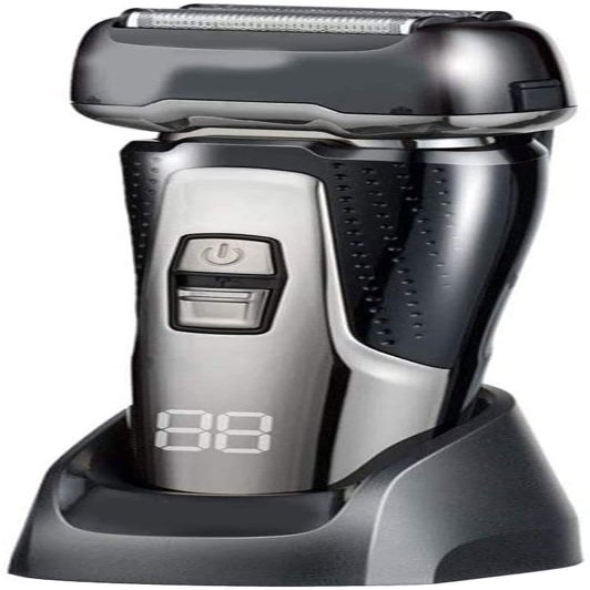Dongng Electric Razor for Men, Water Proof Electric Shaver with Precision Trimmer, Rechargeable, Wet & Dry, Clean & Charge Station