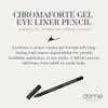 dome BEAUTY Black Gel Eye Liner Pencil - Black Eyeliner Gel for Precise Application, Long-Lasting, Smudge-Proof, Clean Beauty, Smooth Formula, Vegan, Ninja Black Eyeliner Pencil 0.05oz view 2