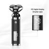 Dongng Electric Razor, Electric Shavers for Men,Dry Wet Waterproof Mens Rotary Facial Shaver,Portable Face Shaver Travel USB Rechargeable with Beard Trimmer view 3