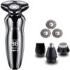 Dongng Electric Shavers for Men, Mens Electric Razor,Dry Wet Waterproof Man Rotary Shaver,Portable Facial Cordless Shaver Travel USB Rechargeable with view 1