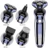 Dongng Electric Razor for Men 5 in 1 Rotary Shavers Beard Trimmer Nose Hair Trimmer Wet and Dry Electric Shavers Men Ideal Gift view 3